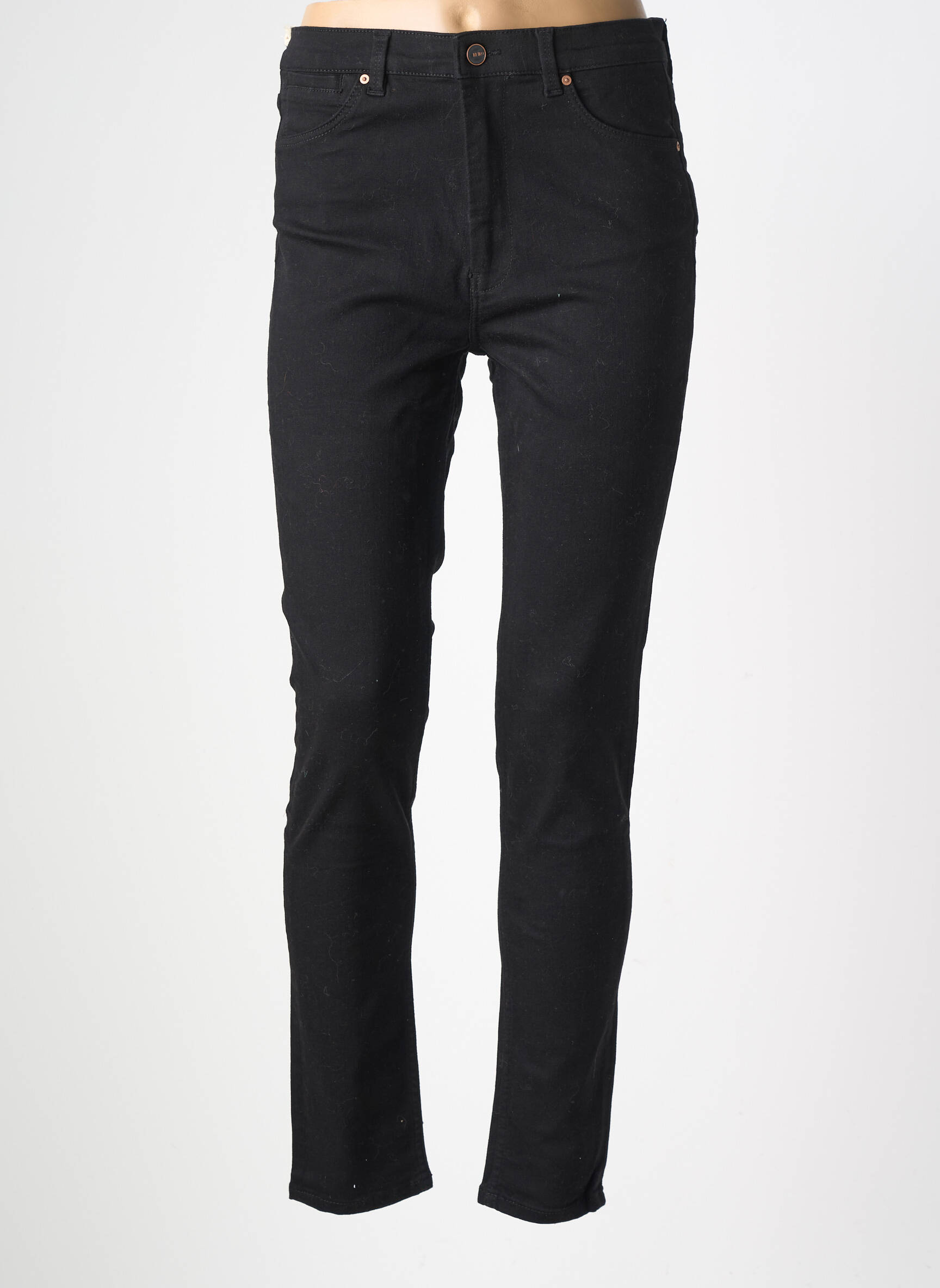 Jeans coupe slim stretch taille normale noir REIKO femme