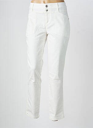 Jeans coupe slim stretch taille normale blanc STREET ONE femme