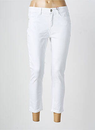 Jeans coupe slim stretch taille normale blanc STREET ONE femme