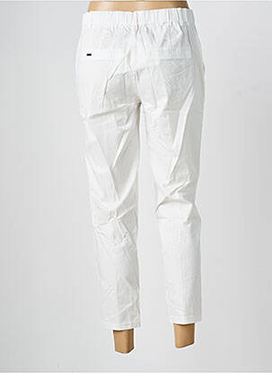 Pantalon chino tissage popeline taille normale blanc STREET ONE femme