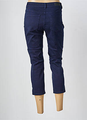 Pantacourt stretch taille normale bleu OUI femme