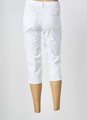 Corsaire stretch taille normale blanc KANOPE femme