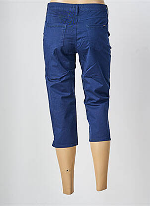 Corsaire stretch taille normale bleu KANOPE femme