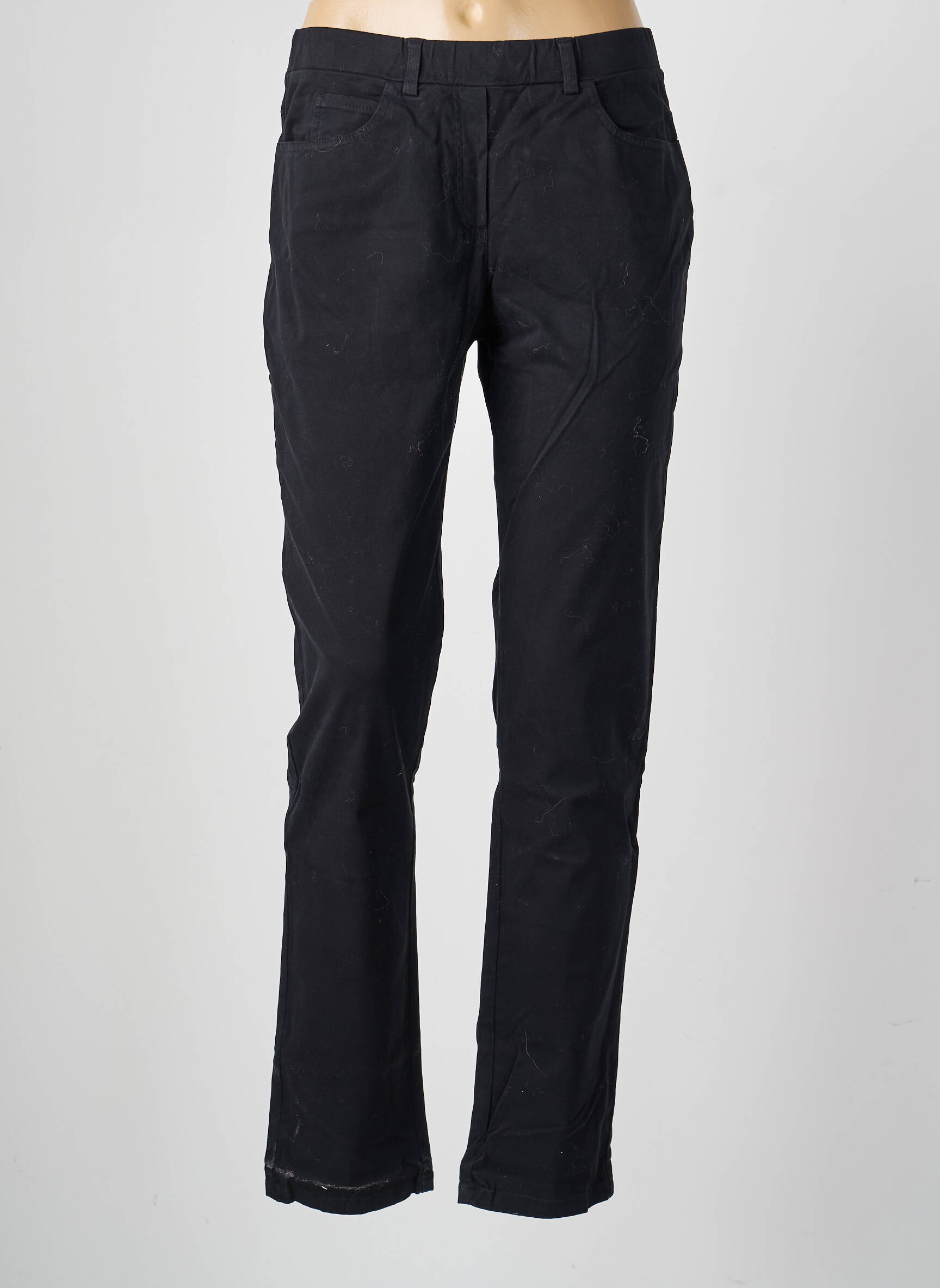 Pantalon slim taille élastique taille normale noir QUATTRO femme