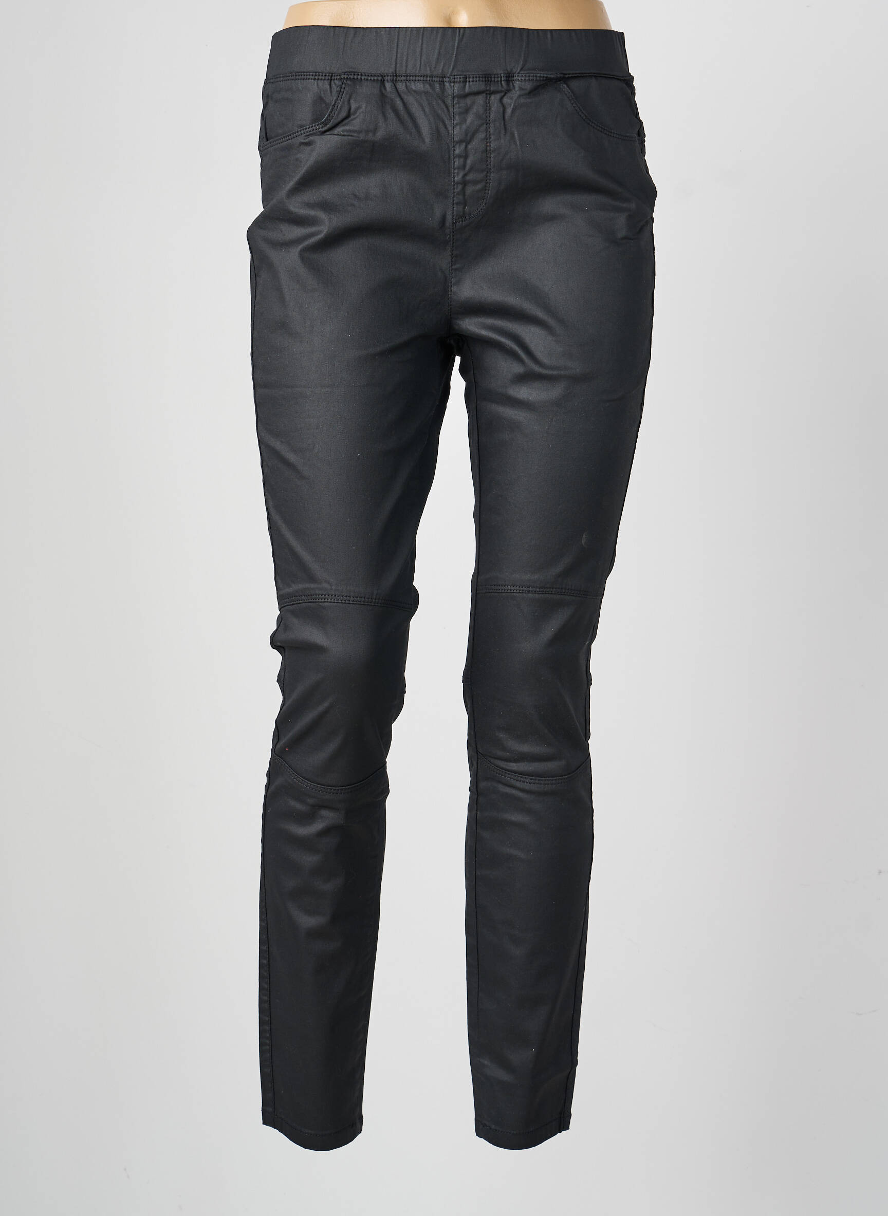 Pantalon slim taille élastique taille normale noir STREET ONE femme