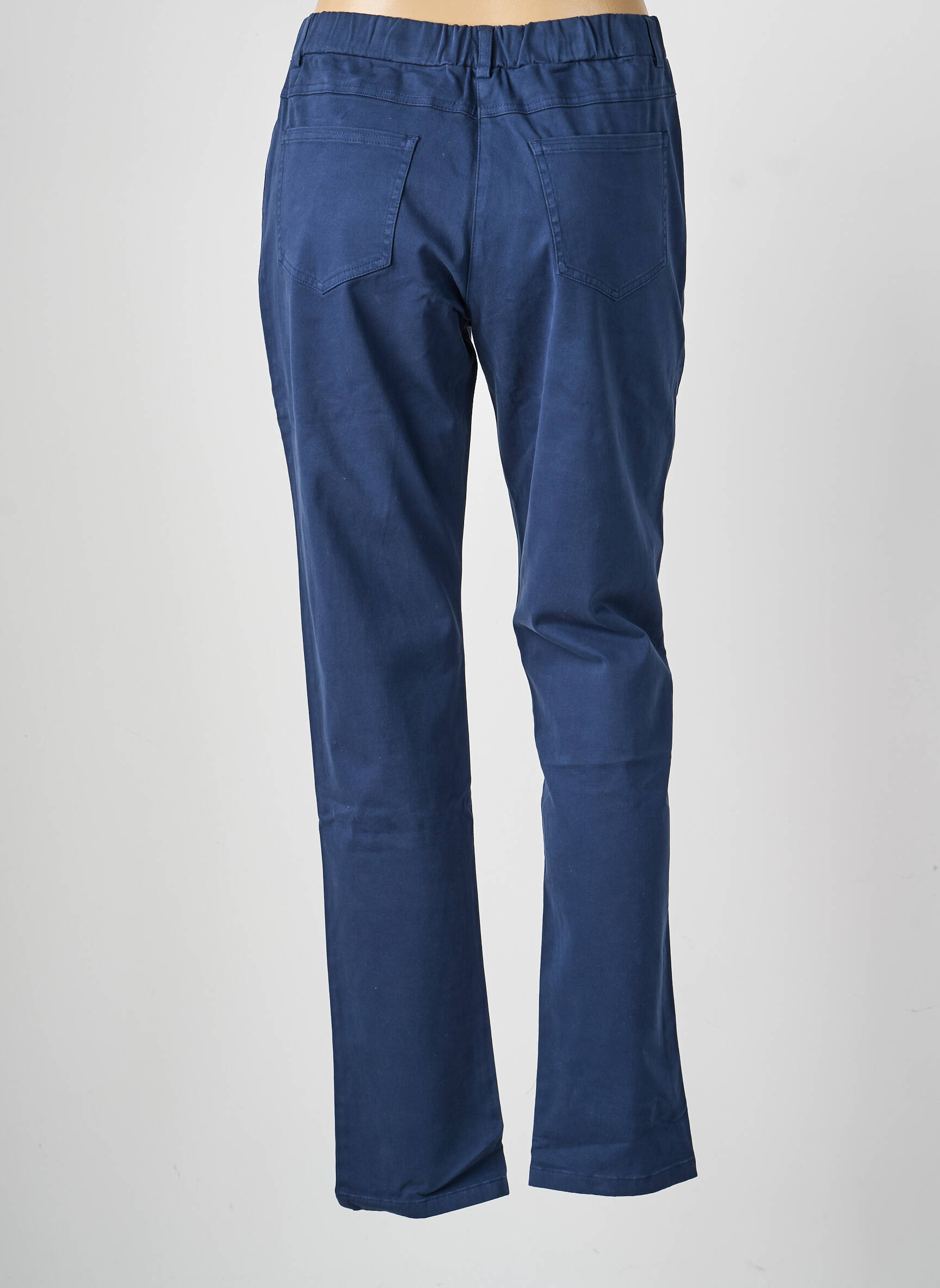 Pantalon slim taille élastique taille normale bleu QUATTRO femme