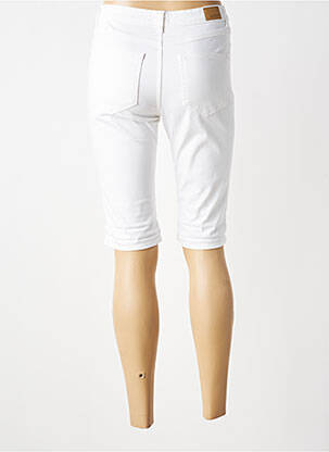 Corsaire stretch taille normale blanc KANOPE femme