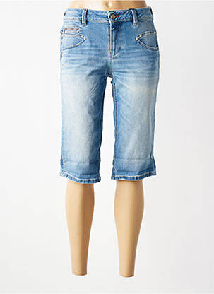 Bermuda taille basse taille basse bleu FREEMAN T.PORTER femme