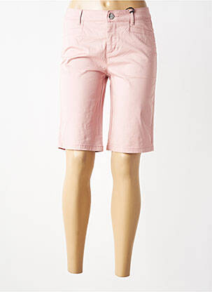 Bermuda taille basse taille basse rose STREET ONE femme