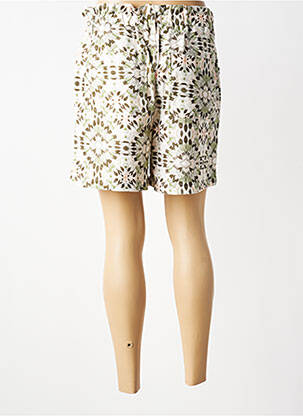 Short fermeture zippée sous rabat boutonné taille normale vert KANOPE femme