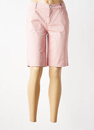 Bermuda taille basse taille basse rose STREET ONE femme