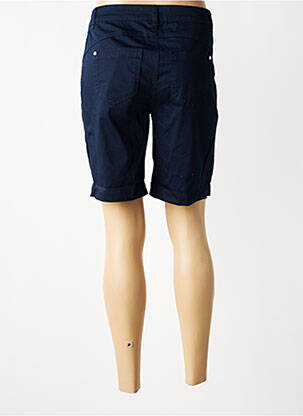 Bermuda tissage popeline taille normale bleu STREET ONE femme
