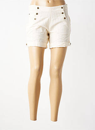 Short taille à pinces taille normale beige LPB LES PETITES BOMBES  femme