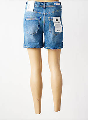 Short tissage denim taille haute bleu fonce STREET ONE femme
