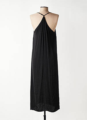 Robe mi-longue coupe fluide fines bretelles noir LPB LES PETITES BOMBES  femme