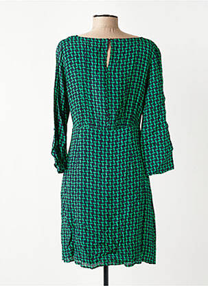 Robe courte manches longues manches longues bleu FREEMAN T.PORTER femme