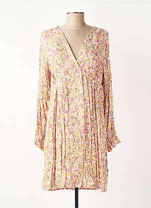 Robe courte manches longues manches longues jaune LPB LES PETITES BOMBES  femme