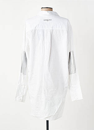 Tunique manches longues col chemisier blanc SCHOOL RAG femme