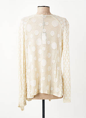 Gilet manches longues stretch or AKELA KEY femme