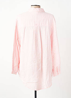 Chemisier tissage crêpe manches longues rose STREET ONE femme