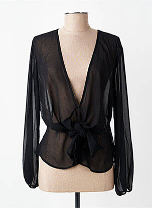 Top manches longues manches longues noir RINASCIMENTO femme