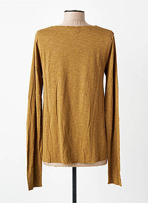 T-shirt manches longues manches longues marron AMERICAN VINTAGE femme