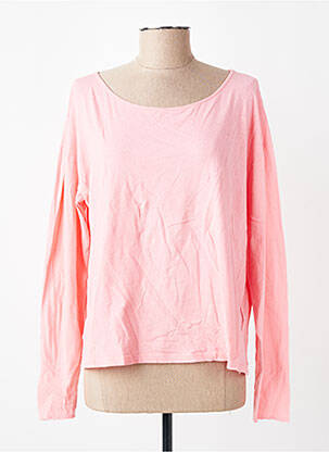 T-shirt manches longues manches longues rose AMERICAN VINTAGE femme