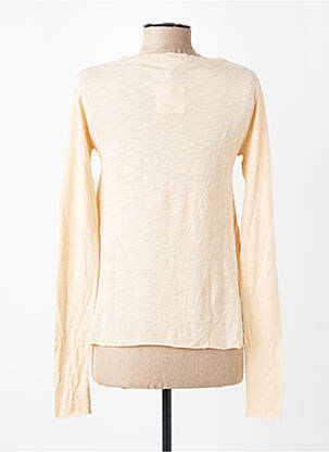 T-shirt manches longues manches longues beige AMERICAN VINTAGE femme