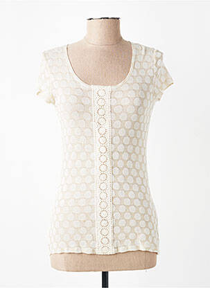 Top stretch manches courtes or AKELA KEY femme