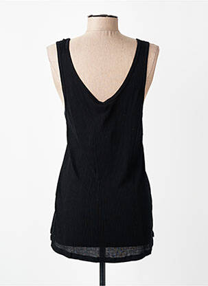 Débardeur coupe ajustée sans manche noir AMERICAN VINTAGE femme