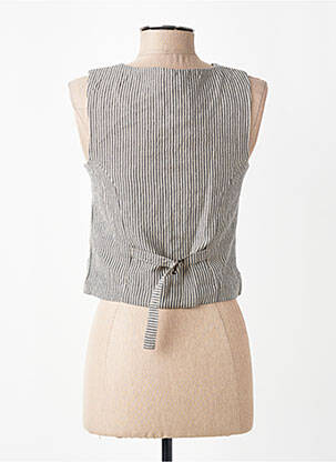 Gilet sans manche doublure beige YERSE femme