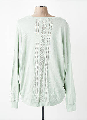 Pull col v manches longues vert INDI & COLD femme