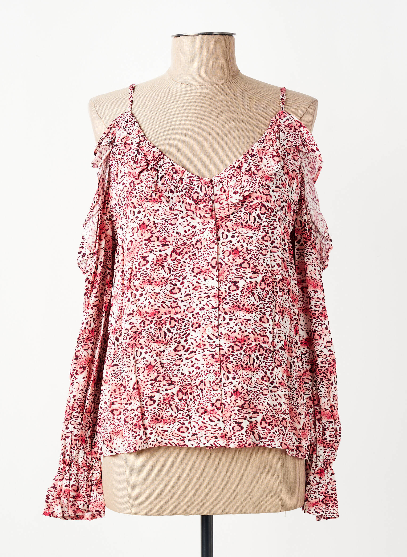 Top manches longues manches longues rose FREEMAN T.PORTER femme