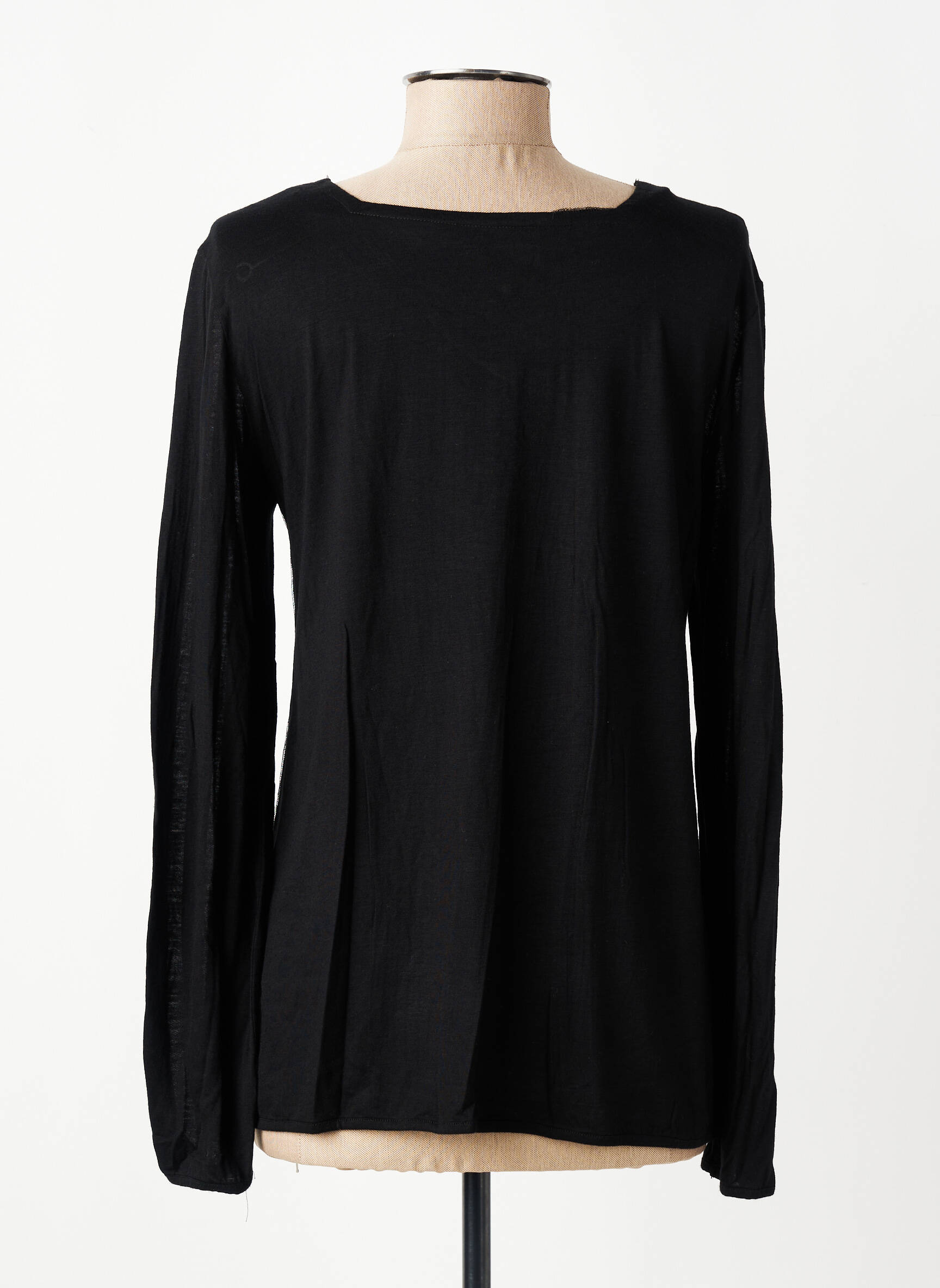 T-shirt manches longues manches longues noir AKELA KEY femme
