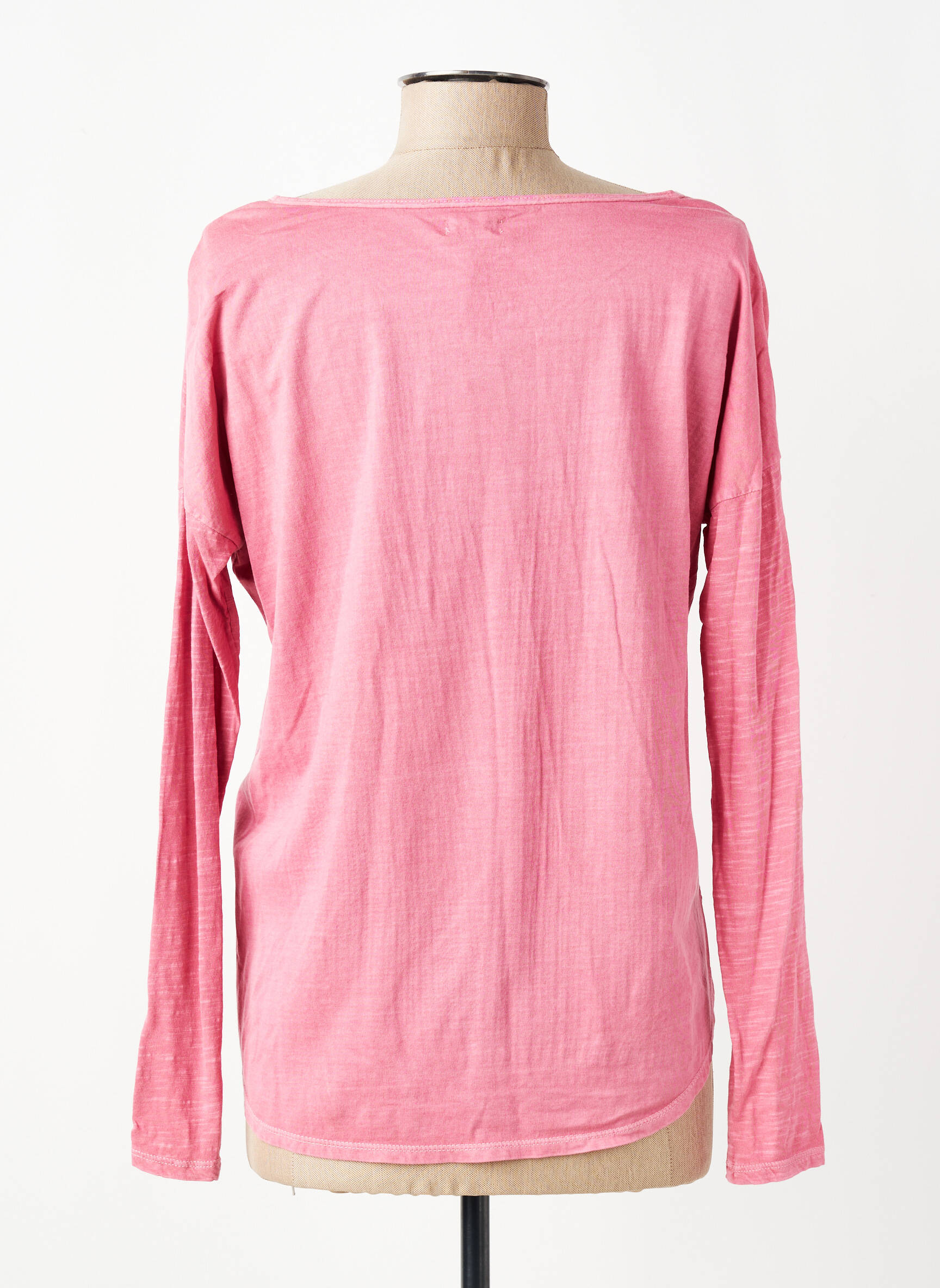 T-shirt manches longues manches longues rose YERSE femme