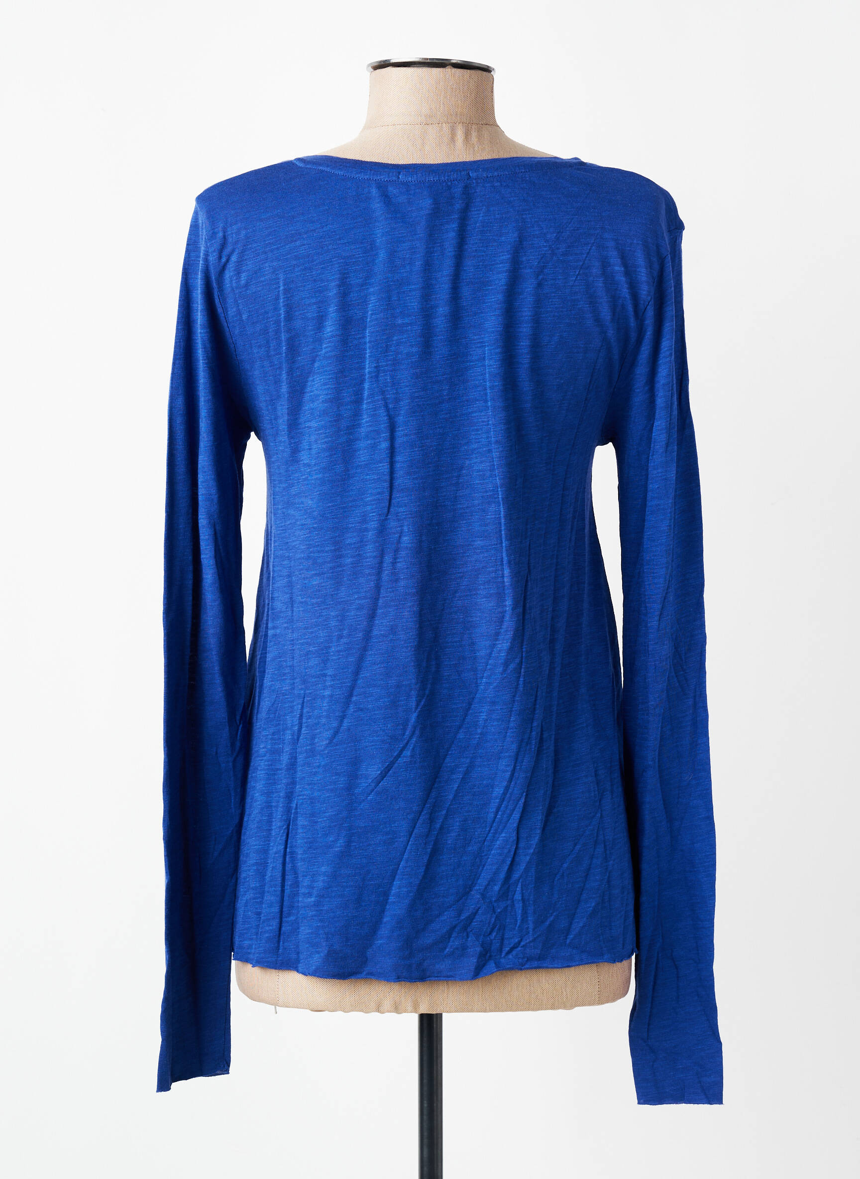 T-shirt manches longues manches longues bleu AMERICAN VINTAGE femme
