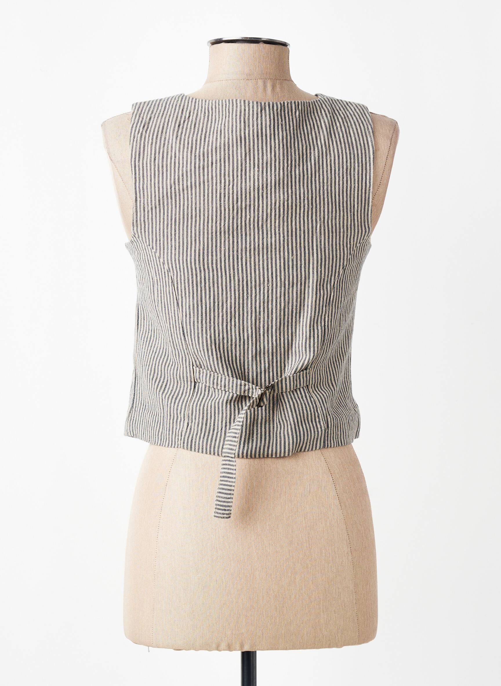 Gilet sans manche doublure beige YERSE femme