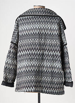 Veste casual coupe droite noir CECILE WANG femme