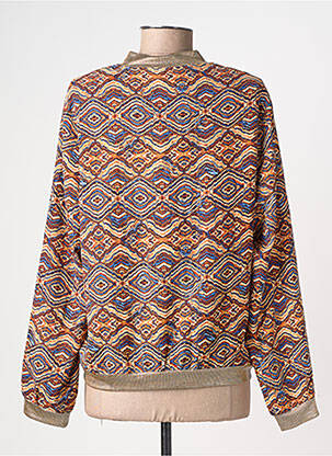 Blouson effet matière satinée jaune SARAH JOHN femme