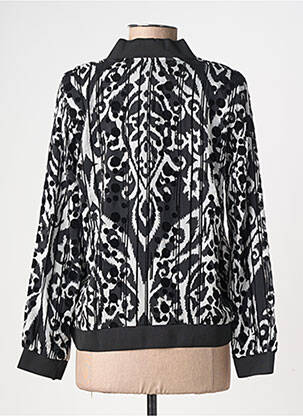 Blouson col v noir LILIE ROSE femme