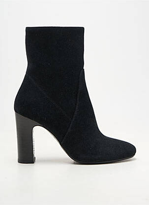Bottines/boots bout rond talon de 7 à 9cm noir RIVECOUR femme