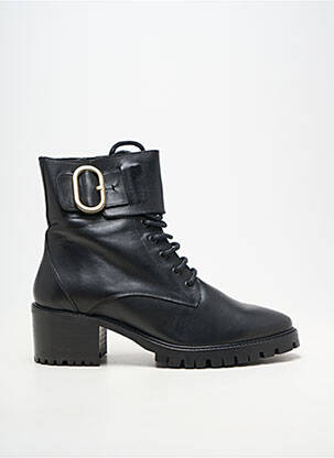 Bottines/boots fermeture zip et lacets talon de 4 à 6cm noir RIVECOUR femme