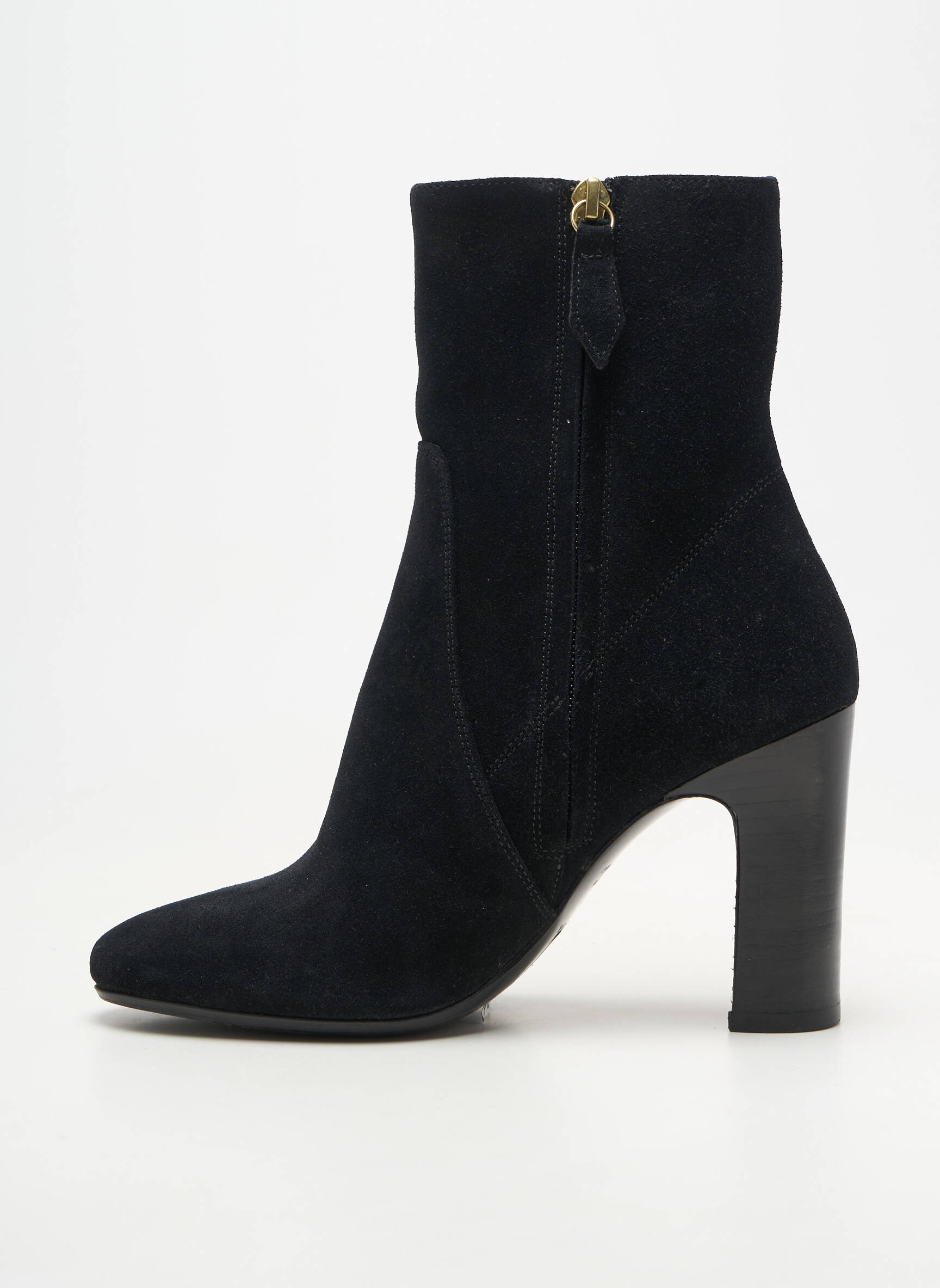 Bottines/boots bout rond talon de 7 à 9cm noir RIVECOUR femme