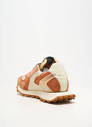 Baskets bout rond bout rond orange RUN OF unisexe