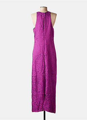 Robe longue sans manche sans manche violet MODETROTTER femme