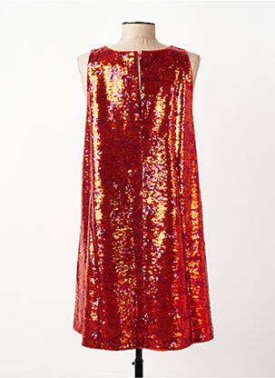 Robe courte sans manche sans manche rouge MODETROTTER femme