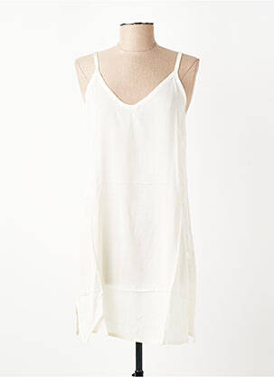 Jupon /fond de robe tissage popeline blanc HOD femme