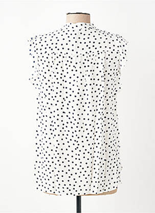 Top manches courtes manches courtes blanc FIVE femme