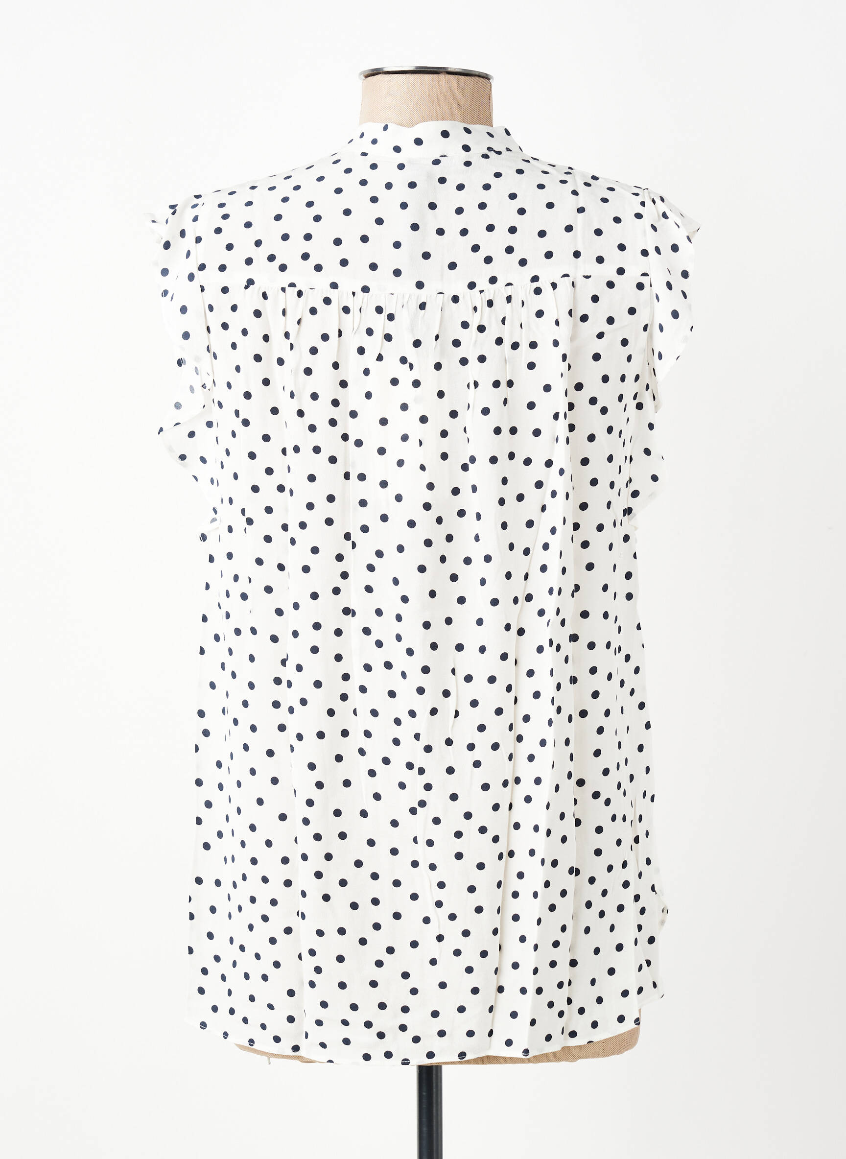 Top manches courtes manches courtes blanc FIVE femme