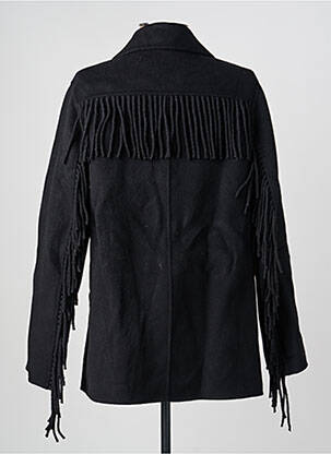Manteau court fermeture boutonnée sur le devant sans capuche noir BERENICE femme